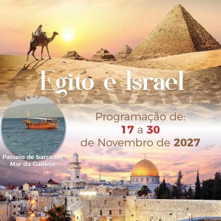 NOVEMBRO 2027 - Caravana Egito e Israel